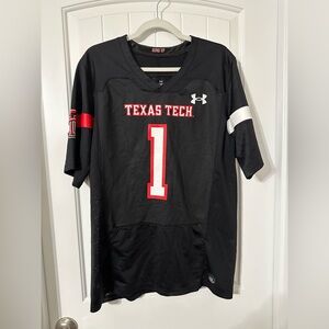 Black Men’s Texas Tech Football Jersey